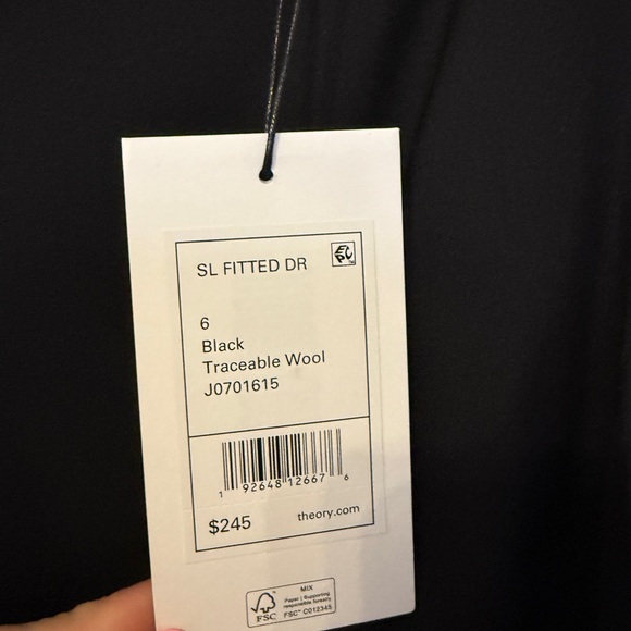 Theory Traceable Wool MIDI dress NWT 6 - Picture 5 of 9